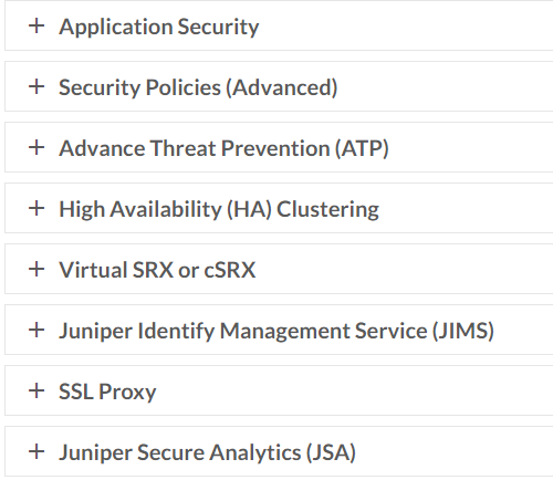 JNCIS-SEC JN0-334 exam topics