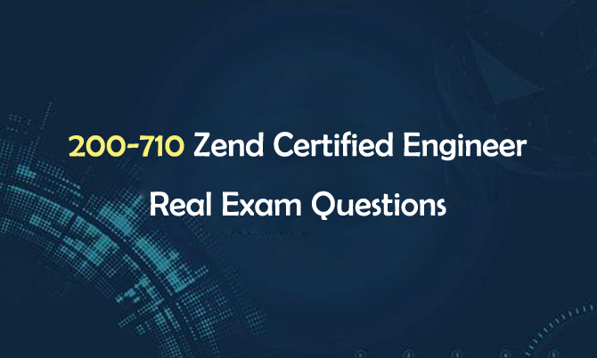 200-710 Zend Certified Engineer Real Exam Questions