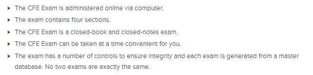 CFE Exam Format