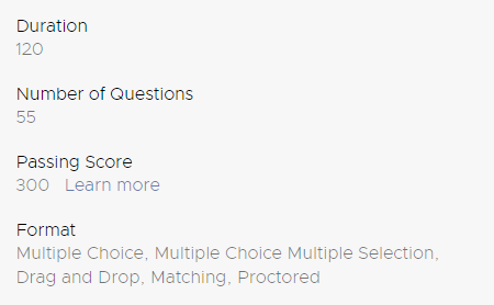 1V0-61.21 exam information