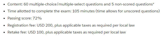 Salesforce Certified Business Analyst exam basic information
