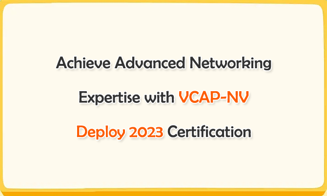  VCAP-NV Deploy 2023 Certification