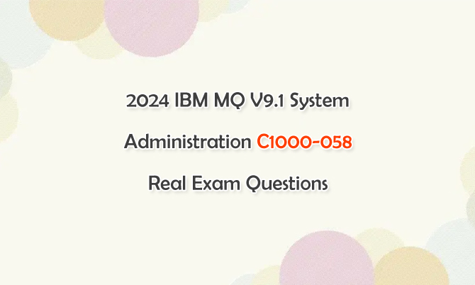 C1000-058 Real Exam Questions