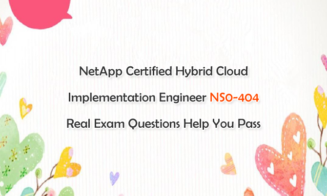 Netapp NS0-404 Exam